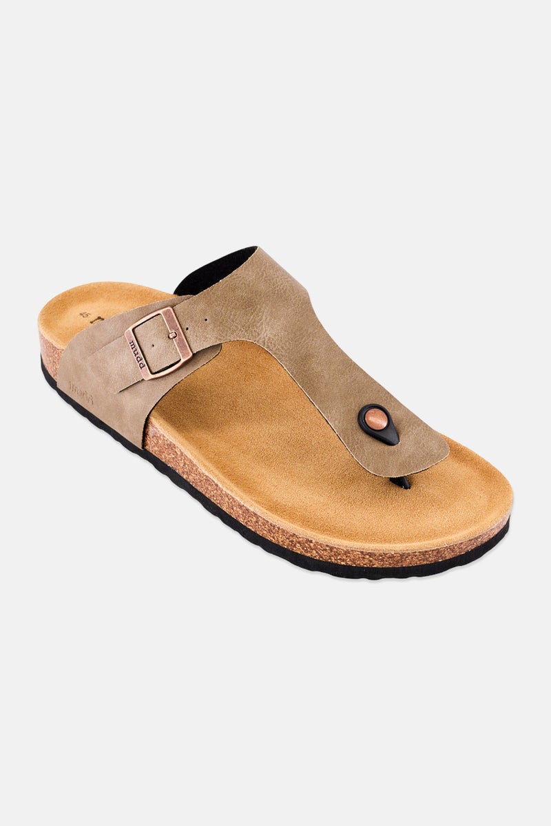 Mudd Men Slip On Cork Sandals, Taupe - Image 1