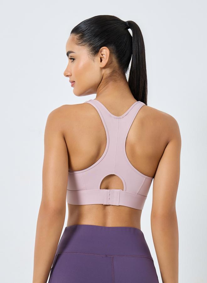 ستايلي اكتيف حمالة صدر رياضية بقصة رايسر وتفاصيل خياطة - Image 4