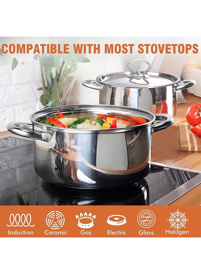 Stainless Steel Kitchenware Set,15 Pieces,Food Grade Material,Easy to Clean,Near Dishwasher Safe,Cooking Party Food,For Home/Hotel - Image 4