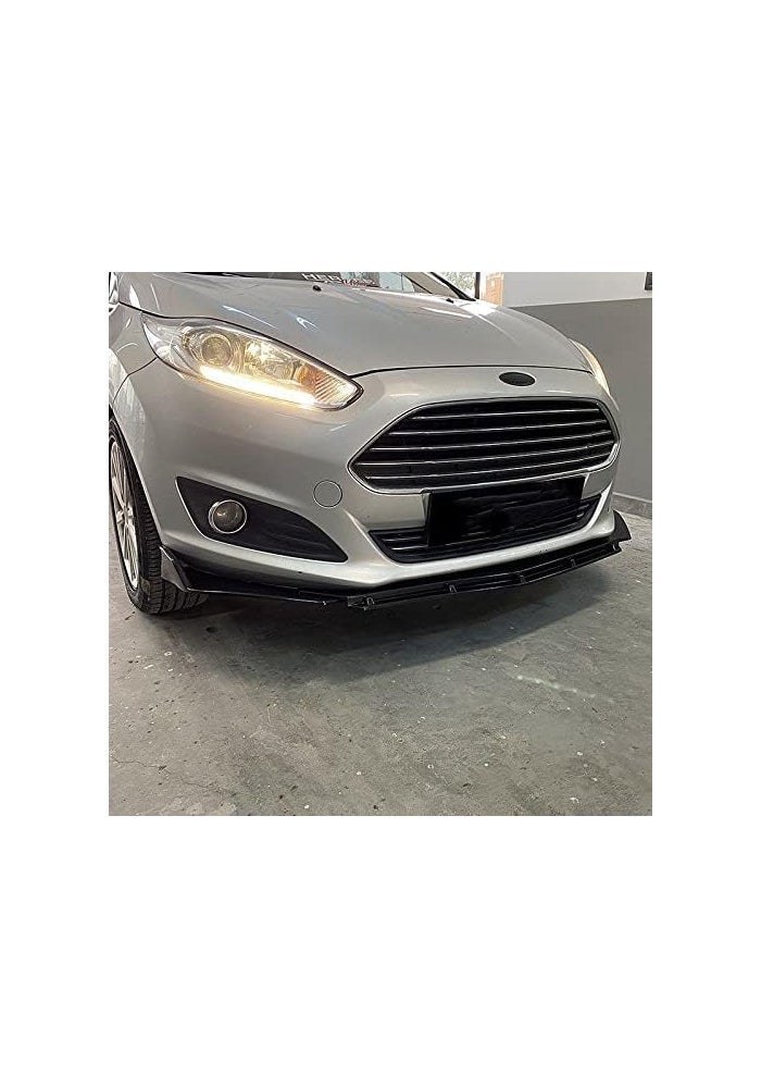 Wivplex 3-Piece Car Front Bumper Lip Spoiler Kit for Ford Fiesta - Image 3