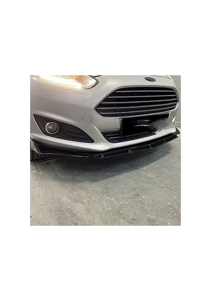 Wivplex 3-Piece Car Front Bumper Lip Spoiler Kit for Ford Fiesta - Image 4