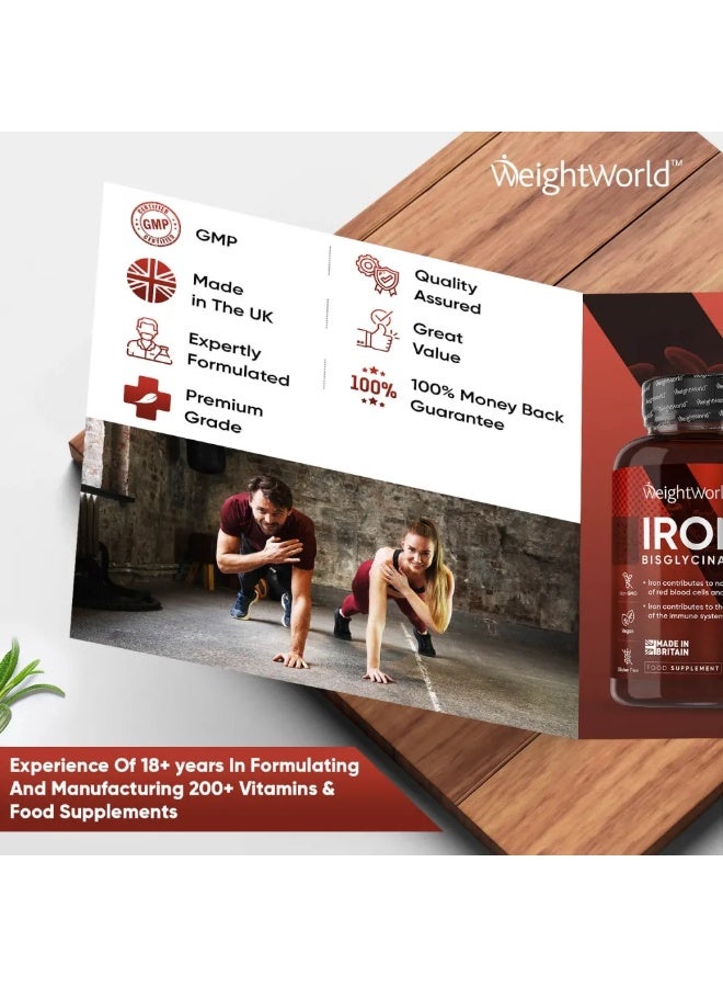 حديد بيسجليسينات 28 ملجم – 400 قرص، تدعم صحة الدم والطاقة - Image 4