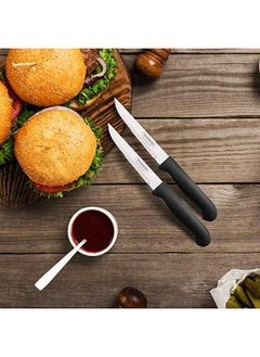 ترامونتينا طقم سكاكين ستيك كوندور 4 قطع مع شفرة ستانلس ستيل ومقبض بولي بروبيلين أسود  - Image 2