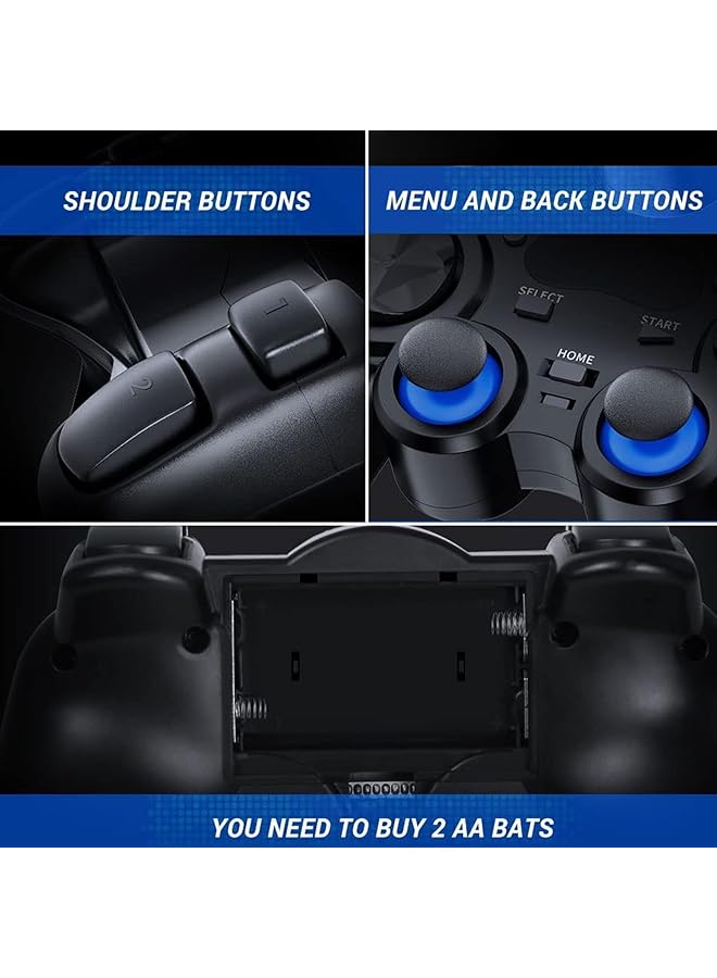 Usb Wireless Gaming Controller For Pc/Laptop Computer (Windows Xp/7/8/10)/ Android / Ps3 & Steam Joystick Gamepad For Pc Games Controller Compatible Android - Image 4