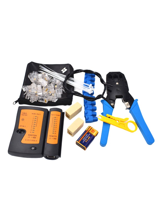 Portable Ethernet Network Hardware Repair Tool Set Multicolour 25.5 x 6 x 13cm