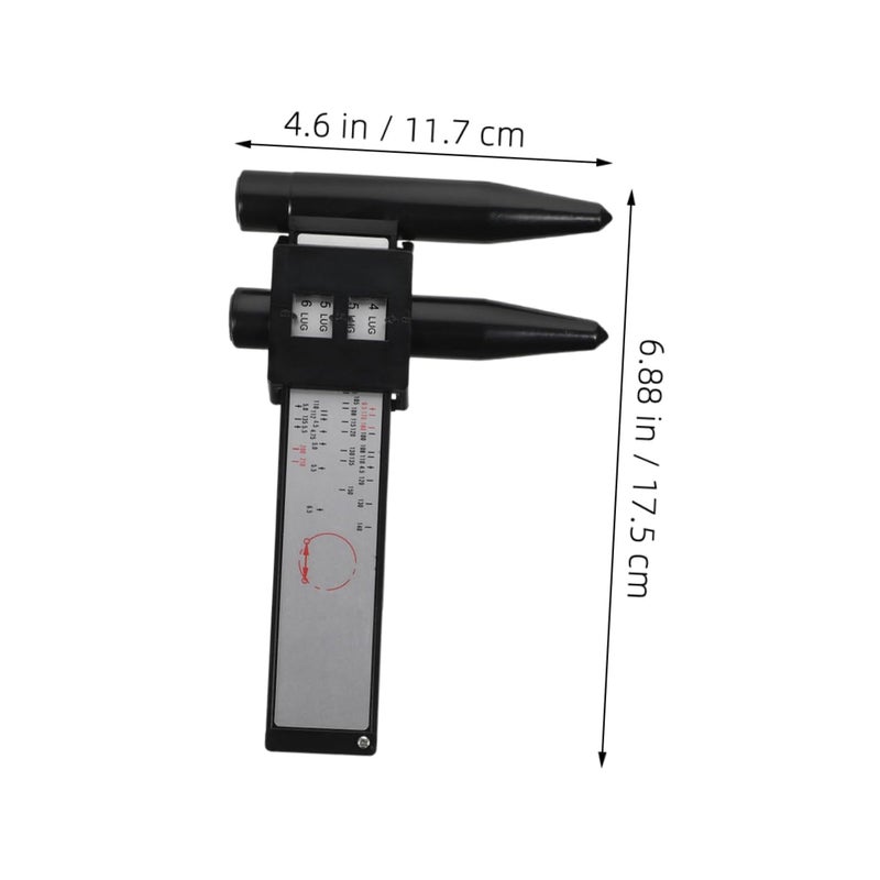 High Precision Ruler For Wheel Hub Measurement Lightweight Portable Tool For Engineering Woodworking - Image 3
