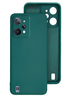 Blue Sky Compatible with Realme C31 Case Liquid Silicone Case Full Body Protective Cover Shockproof Slim Phone Case Anti-Scratch Soft Microfiber Lining  - Image 1