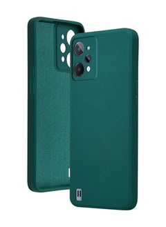Blue Sky Compatible with Realme C31 Case Liquid Silicone Case Full Body Protective Cover Shockproof Slim Phone Case Anti-Scratch Soft Microfiber Lining  - Image 3