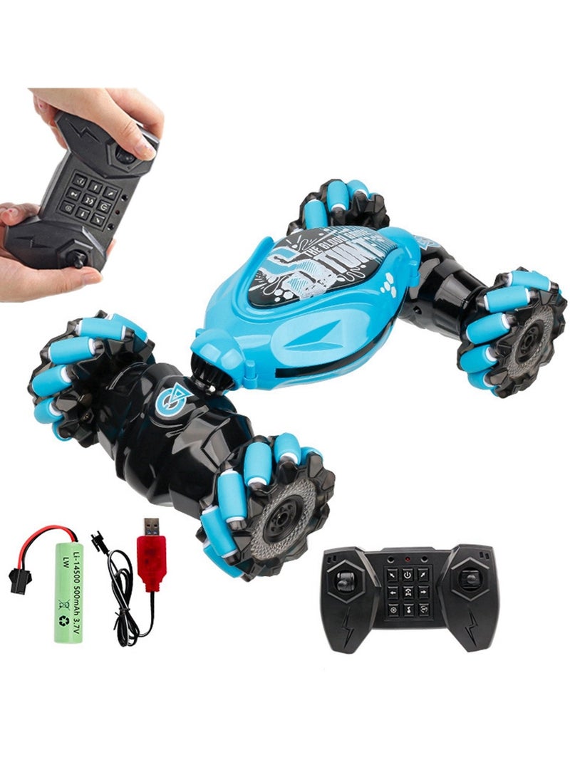 TOON TOYZ Remote Control Stunt Car, 2.4GHz 4WD, 360° Rotation, Double-Sided Driving, Drift Mode, Lights & Music - Image 1