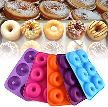 Perfect Pricee Silicone 6 Cavity Donut Shaped Baking All Purpose Mold (Output Weight Approx : 70 Grams) - Image 2
