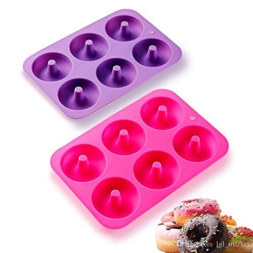 Perfect Pricee Silicone 6 Cavity Donut Shaped Baking All Purpose Mold (Output Weight Approx : 70 Grams) - Image 3