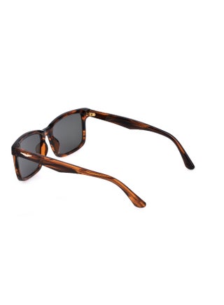 Police Square Full-Rim Sunglasses ORIGINS LITE 30 SPLP21M Brown Frame, green Lenses - view 4