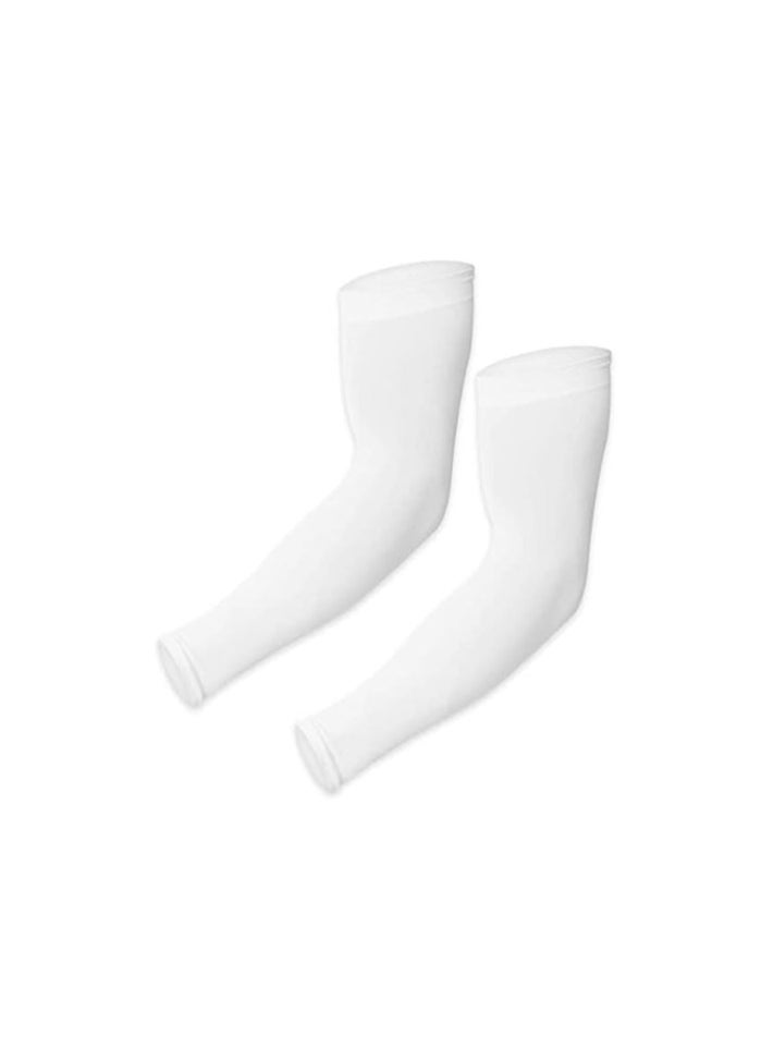 Generic one Pair of Arm Cover Sleeves Unisex UV Protection Sleeves Cooling Sun Protection Arm Sleeves Sports Athletic Sleeves for Basketball Running Cycling Golfing  - Image 3