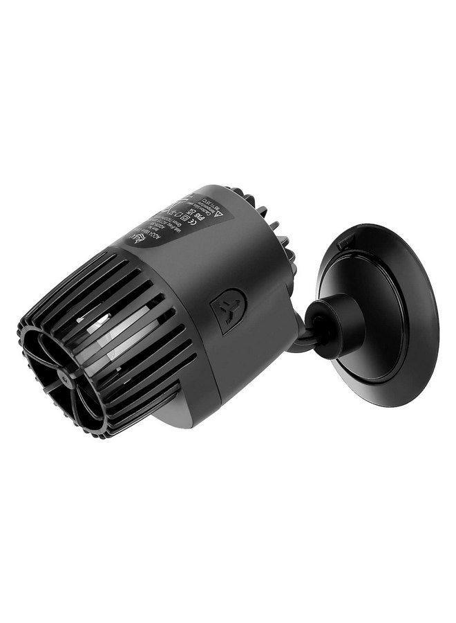AQQA Aquarium Wave Maker,3W/5W/10W/15W Suction Cup Fish Tank Single Powerhead Pump，110V/60Hz Ultra Quiet Submersible Circulation Pump,360°Adjustable For Freshwater Saltwater Black - Image 1