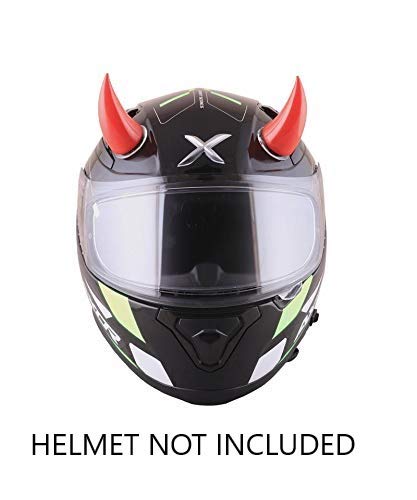 SELVIKE Devil's Helmet Horn with Suction Rubber Pad for All Bikes and Motorcycles (Pack of 2) (RED) - Image 4