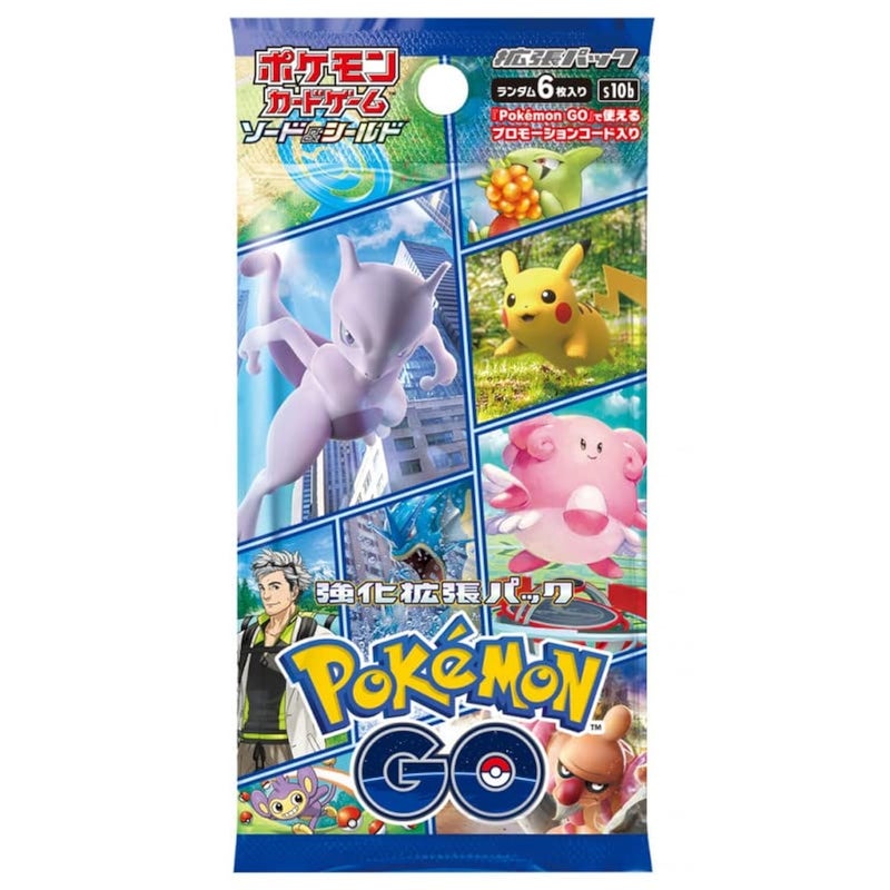Pokemon (1 Pack) Pokemon Card Game Japanese GO S10b Booster Pack (6 Cards Enclosed) Multicoloured
