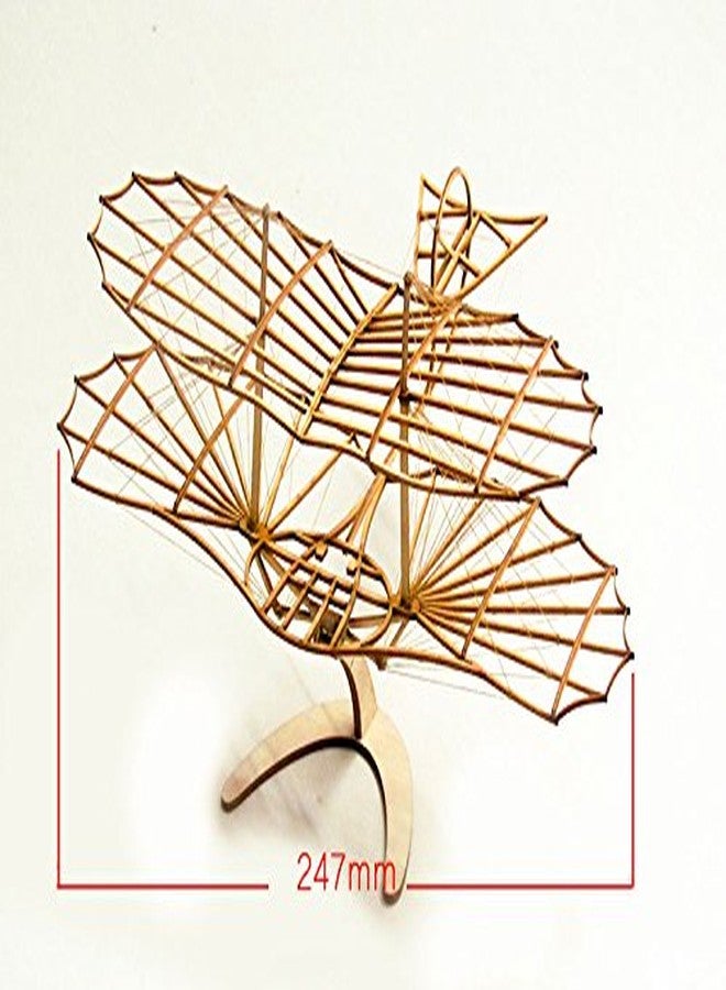 Viloga 3D Wooden Puzzles Airplane DIY Otto Lilienthal Glider, Laser Cut Balsa Model Airplane Kits to Build for Adults, Perfect Wood Models Plane for Men Birthday Gift Home Decoration - Image 5