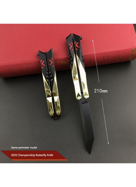 Valorant 2022 Championships Butterfly Knife Zinc alloy material without cutting edge