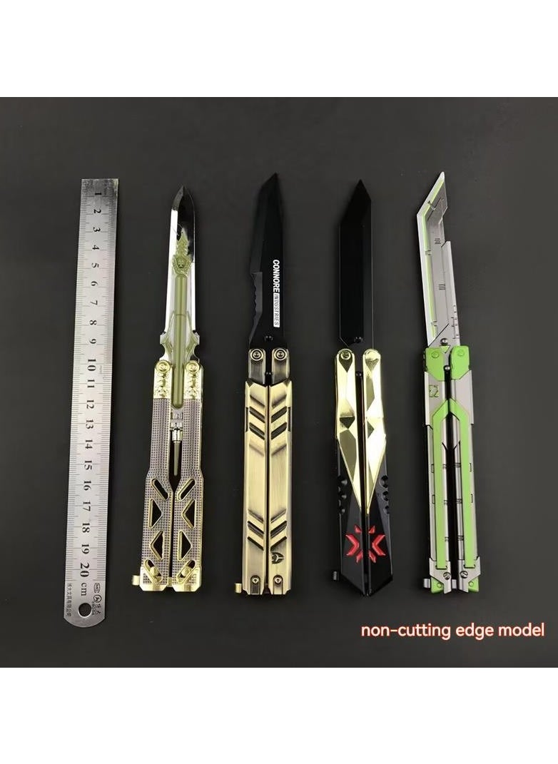 Generic - Valorant 2022 Championships Butterfly Knife Zinc alloy material without cutting edge - Image 1