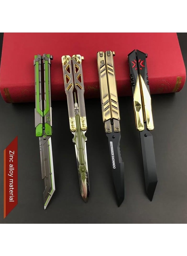 Generic - Valorant 2022 Championships Butterfly Knife Zinc alloy material without cutting edge - Image 1