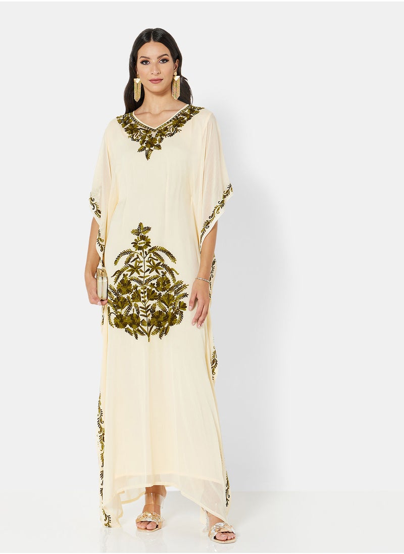 ARABIAN CLOSET EMBROIDERED KAFTAN  - Image 3