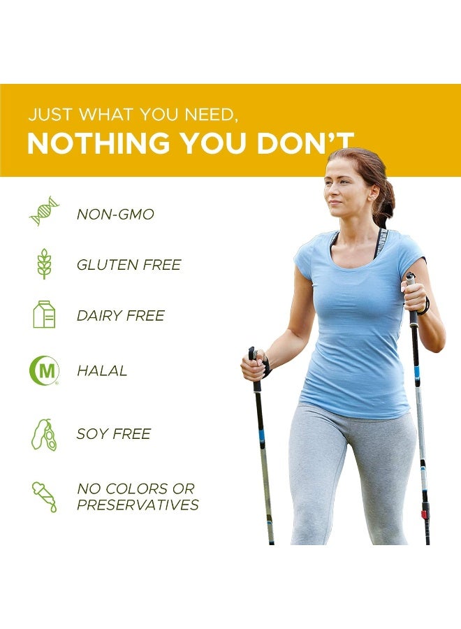 Noor Vitamins Halal Vitamin D, Halal Vitamin D3, 5000 IU Softgels, Supports Bone, Immune & Heart Health, from Safflower Oil to Maximize Absorption, Non-GMO, Gluten Free & Halal (60 Count)… - Image 5