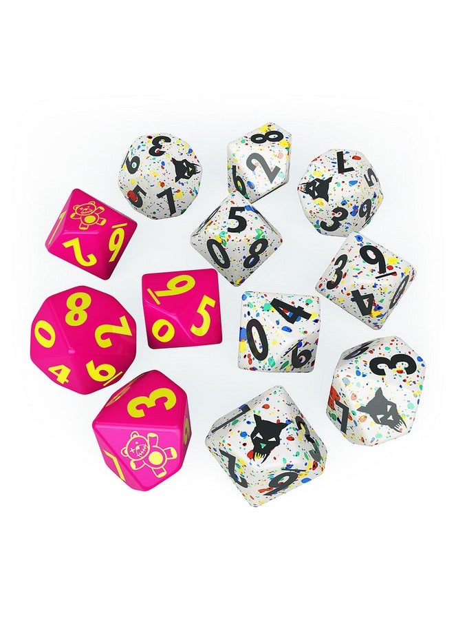 Modiphius Entertainment: Fallout Factions: Dice Sets - The Pack - 12 Engraved Dice, Tabletop Miniatures Game Accessory, Officially Licensed - Image 1