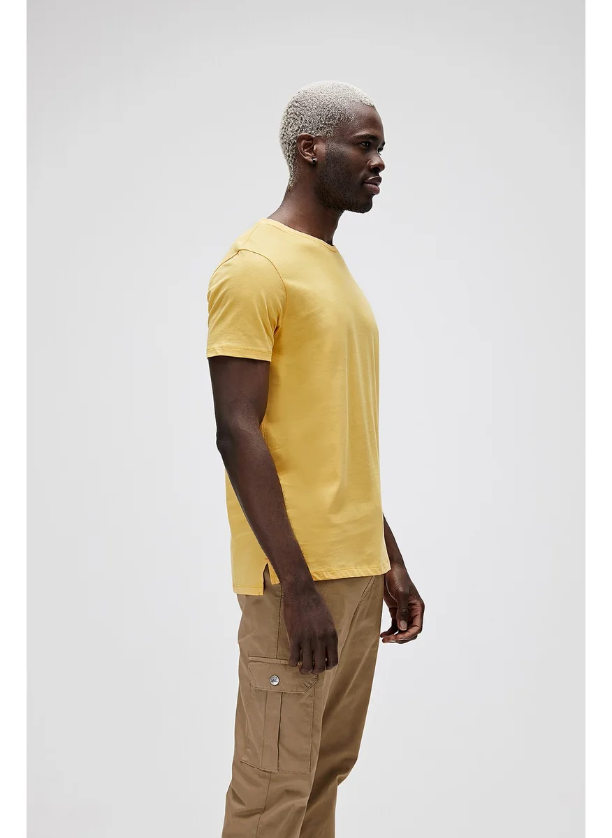 Bad Bear Men's Crew Neck Mustard T-Shirt