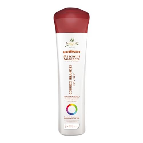 naissant Irish Copper Hair Toning Mask  Color Depositing  Moisturize Refresh  Neutralize Brassy Tones  Paraben Ammonia  Sulfate Free  ProVitamin B5 Olive Oil  Honey Cobrizo 101 Fl Oz