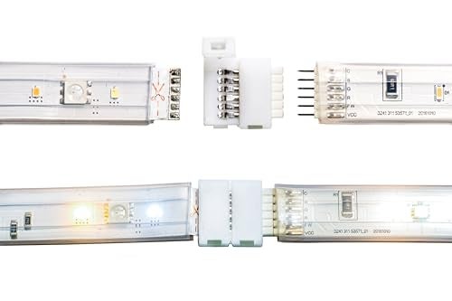 Litcessory 6-Pin to Cut-End Connector Compatible with Nanoleaf Essentials Lightstrips (4 Pack, White) - Image 4