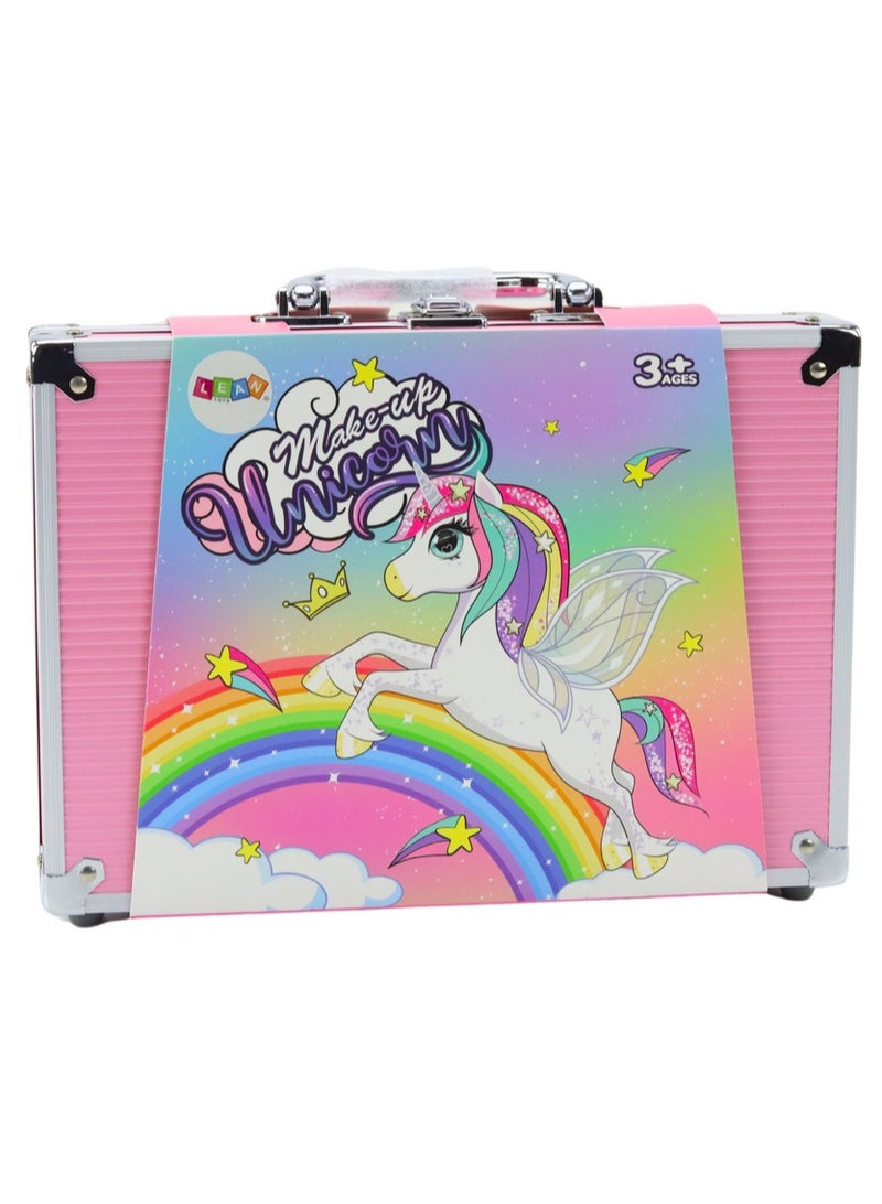 Beauty Set in a Suitcase Eyeshadow Brushes Nail Polish Unicorn - Image 3