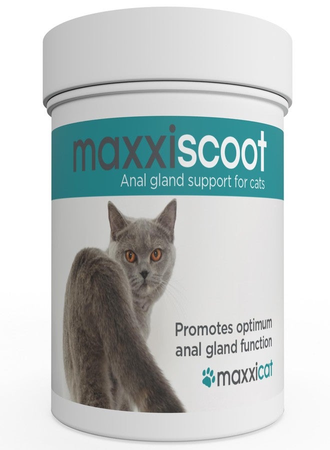 maxxipaws ماكسي باوز ماكسي سكوت - مكمل غذائي بودرة لدعم صحة الغدد الشرجية والجهاز الهضمي للقطط، 3.2 أونصة - Image 1