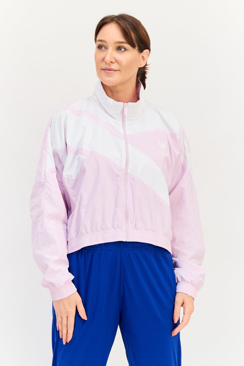 Reebok Women Sportswear Fit Long Sleeve Training Jacket, Multicolor - Image 1