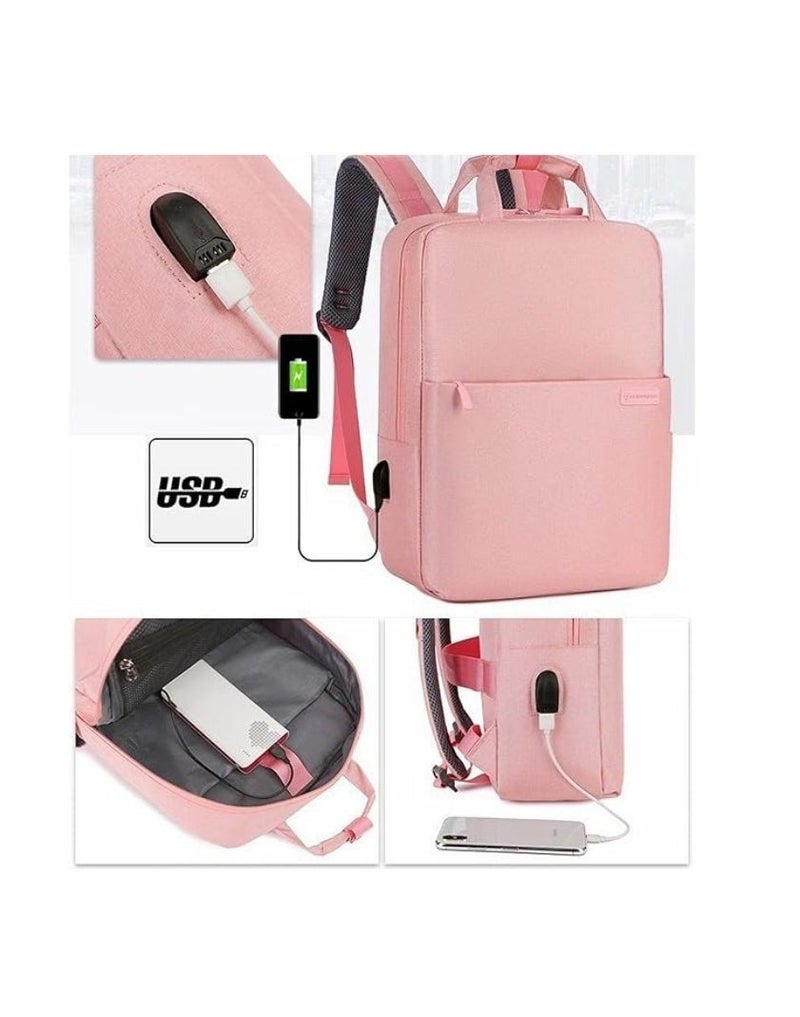 Classic Computer bags, new work backpacks for women, high-quality backpack with large capacity, laptop backpack with USB charging port, waterproof school bag - Image 3