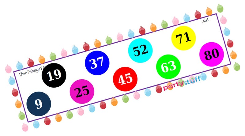 PartyStuff Tambola Housie - Holi Blacklisted kukuba (24 Piece)