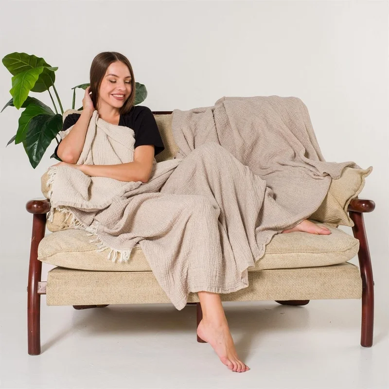 Miespiga 4 Layers Muslin Double Pike