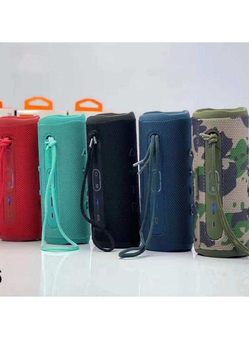 FLIP6 Red Portable Bluetooth Speaker | Fire Kaleidoscope 360° Sound | IPX7 Waterproof | 20H Playtime | BassBoost Tech | Detachable Lanyard  - Image 3