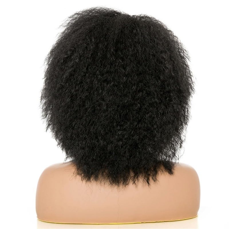 13 Inch Afro Wigs for Women 70s Kinky Curly Bouncy Huge Fluffy Puff Wigs Synthetic Hair for Daily Use for Women with Thinning Hair(#30) - Image 3