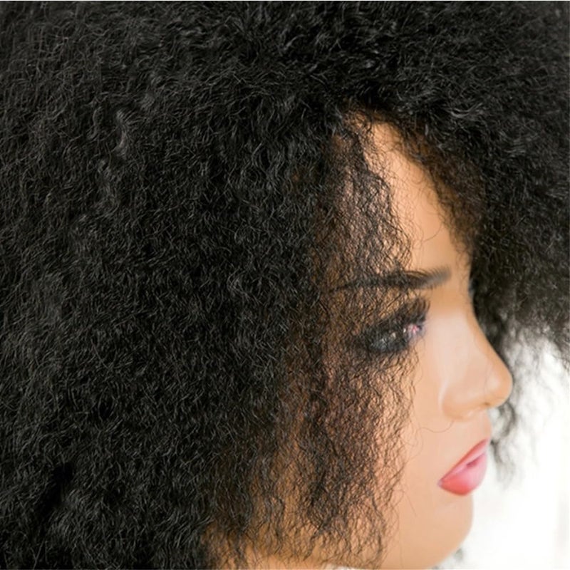 13 Inch Afro Wigs for Women 70s Kinky Curly Bouncy Huge Fluffy Puff Wigs Synthetic Hair for Daily Use for Women with Thinning Hair(#30) - Image 4