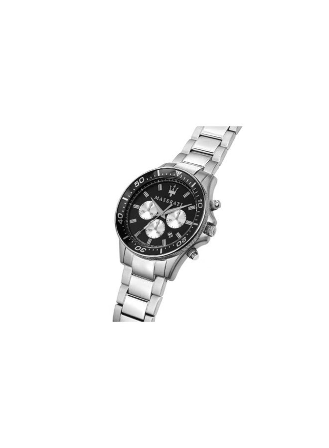 Maserati Maserati high-end men's imported waterproof stainless steel quartz watch - Black case -R8873640004 - Image 4