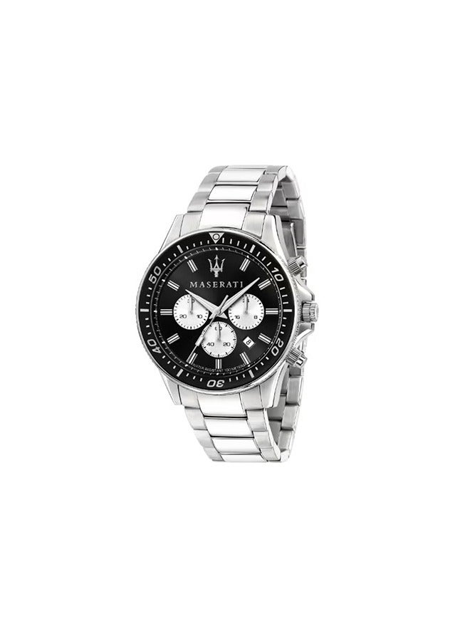 Maserati Maserati high-end men's imported waterproof stainless steel quartz watch - Black case -R8873640004 - Image 1