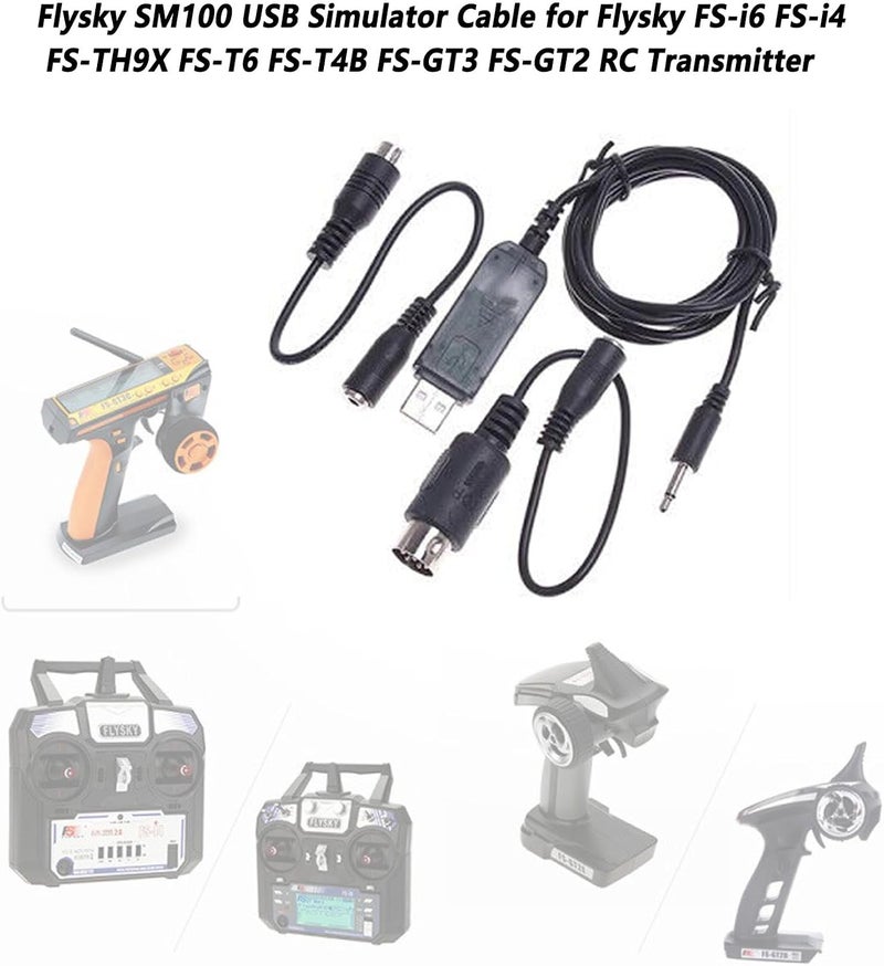 GoolRC Flysky SM100 USB RC Helicopter Aeroplane Simulator for Flysky Remote Controllers - Image 2