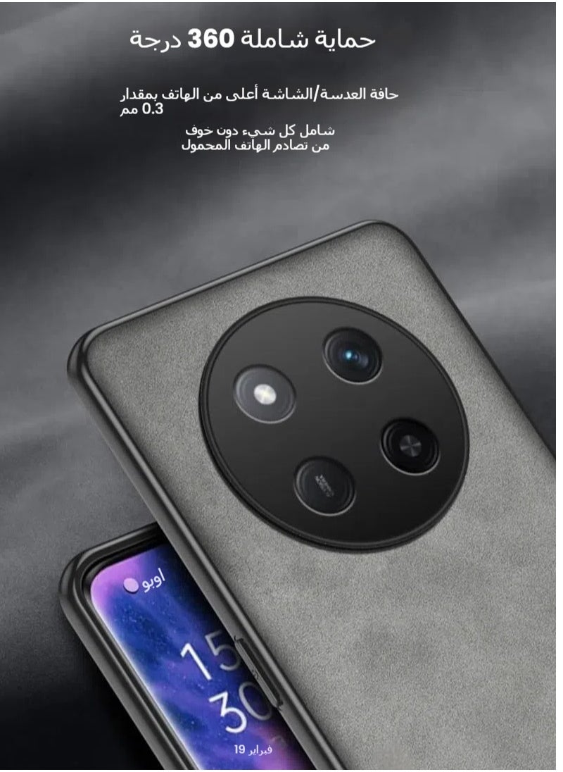 General The shell is compatible with Honor X9c 5G shell, and the plain leather shell is soft TPU silicone border fingerprint anti-fall and anti-shock protective cover Honor X9C  - Image 4