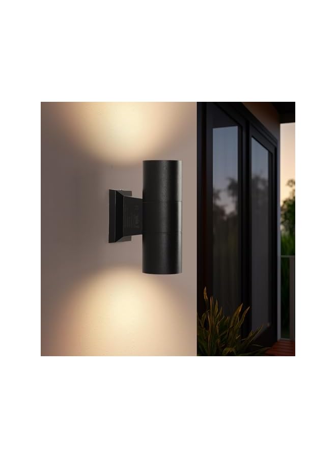 V.nice Outdoor Wall Light GU10 Up Down Light – IP65 Waterproof Exterior Sconce Lamp, 2 Sizes & 2 Colors, Aluminum Modern Wall Lamp for Porch, Patio, Doorway, Garden - Image 3