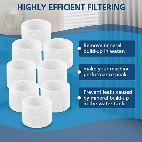 Beckacher 30-Pack Top Fill Humidifier Replacement Filters for LEVOIT Classic160, Dual150, Dual200S, Classic300(S), LV600S, OasisMist450S, Superior 6000S Humidifiers - Image 3