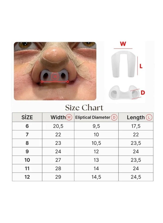 (No. 7  No. 8)Face healthly Silicone Nostril Retainer, Nose Pad for Surgery, Nose Retainer Rhinoplasty, Retainer for Work Surgery,%100 Silicone Nose Stud - Image 2