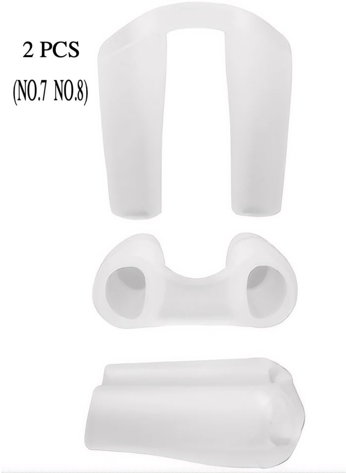 (No. 7  No. 8)Face healthly Silicone Nostril Retainer, Nose Pad for Surgery, Nose Retainer Rhinoplasty, Retainer for Work Surgery,%100 Silicone Nose Stud - Image 1