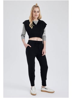 Woman Jogger Fit Tricot Trousers