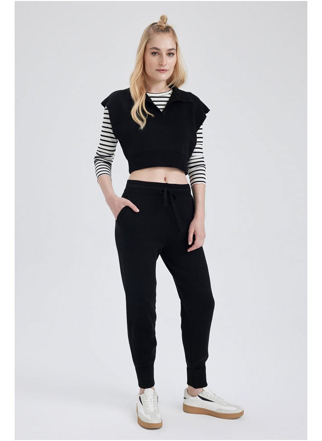 DeFacto - Woman Jogger Fit Tricot Trousers - Image 1