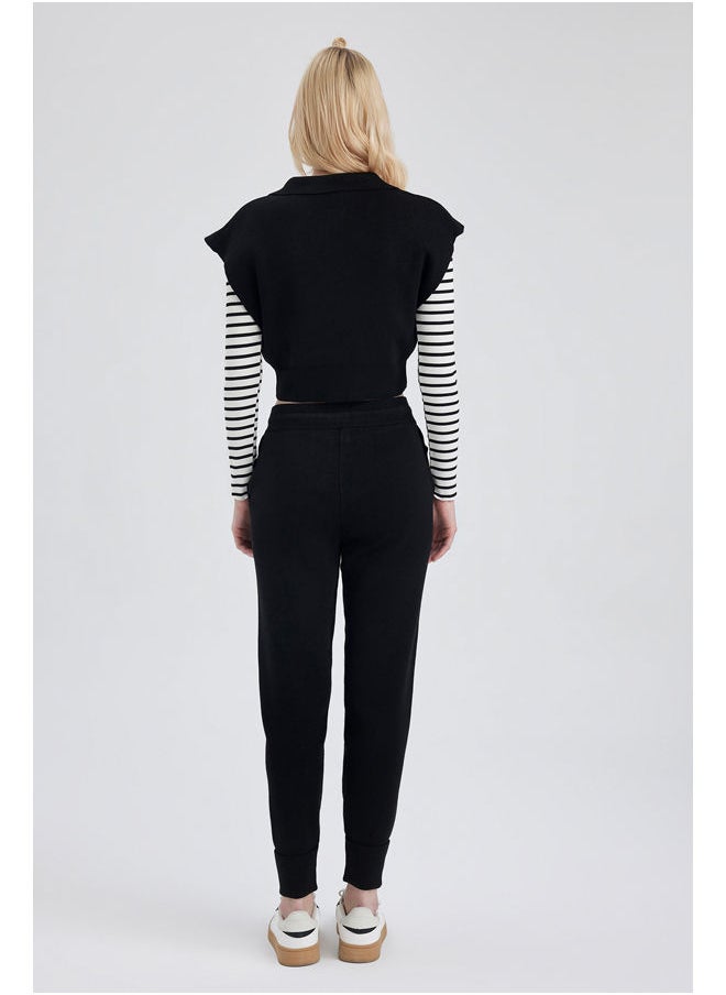 DeFacto - Woman Jogger Fit Tricot Trousers - Image 1